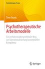 "Psychotherapeutische Arbeitsmodelle" von Timo Storck. Gelbes, abstraktes Design mit Springer-Logo unten rechts.