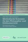 „Methodische Konzepte für den Philosophie- und Ethikunterricht“. Treppe mit bunten Streifen; Open Access-Symbol.