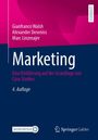 Text: "Marketing. Eine Einführung auf der Grundlage von Case Studies. 4. Auflage." Blau-pinkes Buchcover, Logos unten.