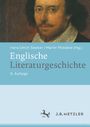 "Oberer Teil zeigt einen Mann mit Bart. Unten Text: 'Hans Ulrich Seeber / Martin Middeke (Hg.) Englische Literaturgeschichte. 6. Auflage'."