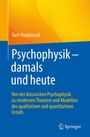 Titel: "Psychophysik – damals und heute" von Gert Haubensak. Blauer und gelber Hintergrund, Springer-Logo.