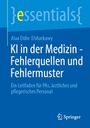 Text: "KI in der Medizin - Fehlerquellen und Fehlermuster" von Alaa Eldin Elsharkawy. Ein blauer Hintergrund mit Springer-Logo.