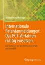 Internationale Patentanmeldungen: Das PCT-Verfahren richtig einsetzen. Autorenname prominent, Hintergrund in Grün-Orange.