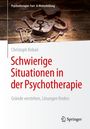 Christoph Koban, "Schwierige Situationen in der Psychotherapie". Oben alte Schlösser und Schlüssel auf Holz. Springer-Logo.