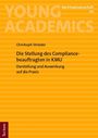 Titel: "Die Stellung des Compliance-beauftragten in KMU". Gelbes Cover, Streifenmuster, seriöses Design.