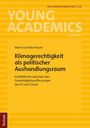 „Klimagerechtigkeit als politischer Aushandlungsraum“ von Marie Carlotta Panzer, gelbes Cover mit weißen und schwarzen Texten.