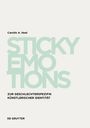 Carolin A. Heel, "STICKY EMOTIONS", zur Geschlechterspezifik künstlerischer Identität. De Gruyter. Buchcover in hellen Farben.