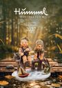 Text: Hummel Manufaktur, Kalender Calendar 2027. Zwei Kinderfiguren angeln auf einem Steg am Wasser.