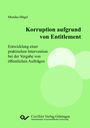 Titel: "Korruption aufgrund von Entitlement". Autorin: Monika Högel. Grüner Hintergrund mit Kreisen.