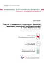 Titel: "Thermal Propagation in Lithium-Ionen Batterien"; Autor: Björn Mulder; Symbole: Blitz, CO₂-Kreis, Batterie.
