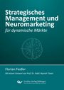 "Strategisches Management und Neuromarketing für dynamische Märkte. Florian Fiedler." Symbol eines Gehirns mit Kompass.