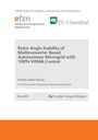 Kamilu Alabi Sanusi: Rotor Angle Stability of Multiconverter Based Autonomous Microgrid with 100% VISMA Control, Buch