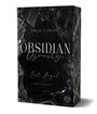 „TANJA CURMAN. OBSIDIAN DYNASTY. Lost Angel. Dark Romance. Heartcraft“-Logo. Schwarzer Hintergrund mit Rauch und Rissen.