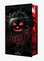 "Buchtitel: Wrecked Series. Autoren: Melissa McSherry, Dana Leeann. Dunkles Cover mit leuchtendem Kürbisgesicht und Schädel."