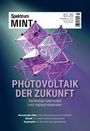 "Spektrum MINT 03.26. Photovoltaik der Zukunft. Nachhaltige Solarmodule trotz Hightech-Materialien."紫色の多面体のイラスト。