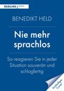 Benedikt Held: Nie mehr sprachlos, Div.