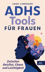 Jana Lindauer, ADHS Tools für Frauen. Zwischen Reizflut, Chaos und Leichtigkeit. Illustration: Silhouette mit Blumen im Haar.