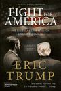 BUCH: Titel "Fight for America". Zwei Männer von hinten vor US-Flagge und einem Gebäude.
