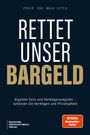 "Rettet unser Bargeld" in großen Buchstaben. Autor: Prof. Dr. Max Otte. Thema: Digitale Währung und Privatsphäre-Schutz.