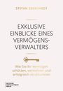 Buchtitel: "Exklusive Einblicke eines Vermögensverwalters". Goldener Schlüssel darunter. Autor: Stefan Eberhardt.