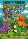 Golden Leaves Books: Dinosaurier Malbuch für Kinder, Buch