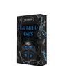 "Haunted Days" von Lea Kreuzer steht in blauen Buchstaben. Ein mysteriöses Schiff mit Totenkopf, umgeben von Zweigen und Mustern.