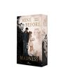 "Mine Before Madness" und "Jannik Unger". Eine Illustration zeigt einen Mann und eine Frau mit Kuchen vor floralen Motiven.