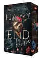 „Happy End for Me“ von Romy Lee Stone, „Band 1 der Dilogie“, „Du gehörst zu mir“, Herzmotiv mit Blumen, dunkel.