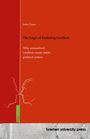 "John Cleary: The Logic of Enduring Conflicts. Why unresolved conflicts create stable political orders." Rotes Design mit Linien.