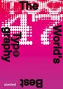 Großer Text: "The World's Best Typography". "slanted" in kleiner Schrift. Hintergrund in kräftigem Pink mit weißen Punkten.