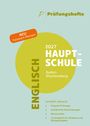 "Prüfungshefte", "2027 HAUPTSCHULE Baden-Württemberg", "ENGLISCH", Grafik in Grün und Orange, Liste: Prüfungen, Lösungen.