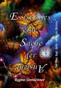 Eine Illustration: "Es ist alles eine Sache der Ansicht" in geschwungener Schrift vor bunten Schmetterlingen und einer Uhr.