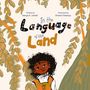 Text: "In the Language of the Land". Illustration: Kind mit lockigem Haar und orangefarbener Kleidung, umgeben von Blättern.