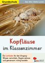 "Grundschule", "Dipl.-Biol. Stefan Lamm", "Kopfläuse im Klassenzimmer". Große Laus auf Haar. "Ein Leitfaden für den Umgang..."