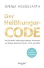 Der Titel ist "Der Heißhunger-Code". Unten steht: "Inkl. Workbook & Rezepte". Ein minimalistisches Design mit hellen Farben.