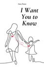 Text "Anna Russo", "I Want You to Know". Illustration: Zwei Personen, verbunden durch eine Linie mit Herzen.