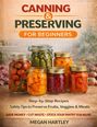 Megan Hartley: Canning and Preserving for Beginners, Buch