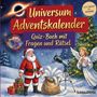 Schlauvento Interactive: Universum-Adventskalender: Quiz-Buch mit Fragen und Rätsel, Buch