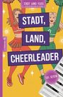 "Stadt Land Fluss Spezialedition: Stadt, Land, Cheerleader. 105 Seiten." Zwei Cheerleader in Rot und Grün mit Pompons.