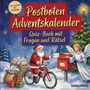 Schlauvento Interactive: Postboten-Adventskalender: Quiz-Buch mit Fragen und Rätsel, Buch
