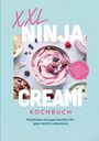 „XXL NINJA CREAMI KOCHBUCH. Köstliches hausgemachtes Eis ganz leicht zubereiten.“ zeigt Eis in Schalen.