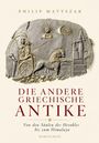 „Philip Matyszak: Die andere griechische Antike. Von den Säulen des Herakles bis zum Himalaya.“ Relief mit Wagen und Löwe.
