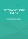 Text: "Ingrid Manogg. Psychologische Basics. Muster menschlichen Erlebens / Autismus und Neurotypismus." Hintergrund türkis.