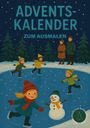 Rosina Ostwinkel: Adventskalender zum ausmalen, Buch