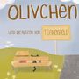 "OLIVCHEN und die Katzen von TÜRKENFELD." Illustration: Zwei Katzen auf einer Bank, daneben ein Ortsschild.