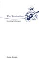 Text: "The Troubadour: Storytelling for Managers" von Guido Schenk. Illustration: Kapuzenträger spielt Gitarre.