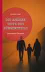 "Jembiter Liber. DIE ANDERE SEITE DES BÜRGERSTEIGS. Unsichtbar Deutsch." Drei Schattenfiguren gehen Hand in Hand.