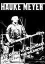 Text: "HAUKE MEYER", "No sleep 'til Eulensfest", "30 Jahre mit THE WILDBOYS". Illustration eines Musikers mit Bassgitarre.