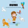 "RUMI UND DIE SAFARI DER EMOTIONEN" von Marcia Haldimann. Illustration: Mädchen, bunte Tiere drumherum.