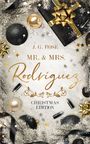 J. G. Rose, Mr. & Mrs. Rodriguez, Christmas Edition. Goldene und schwarze Weihnachtsdekoration mit Geschenk und Kugeln.